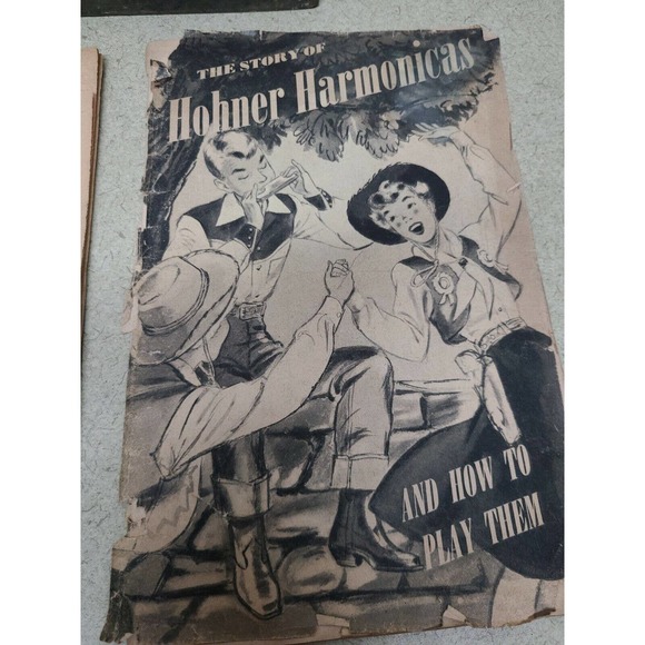 HOHNER Super Chromonica Chromatic Harmonica Key C Box & 2 Books - Picture 8 of 12